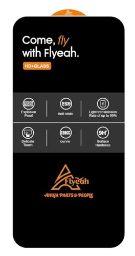 Tempered HD+ Glass – 9H Shatter-Resistant Tempered Glass with Ultra Clarity & Smooth Touch (Compatible with iPhone 15)
