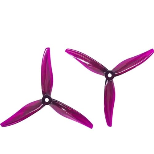 Hélice 51466 V2 FPV violette pour drone de course et vol freestyle