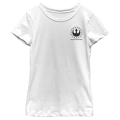 T-shirt Star Wars Rebel fille blanc L fini les vêtements geeks mal taillés