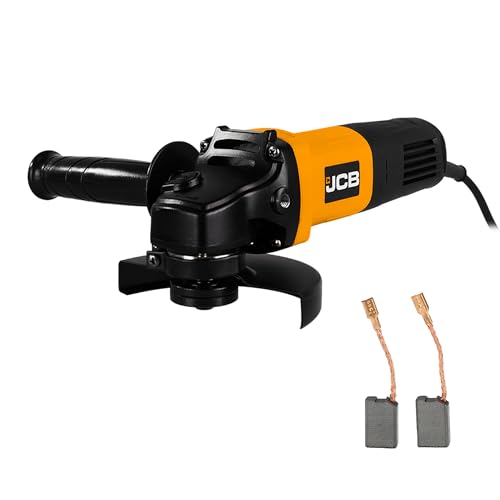 Image of JCB PROFESSIONAL - 750W 4 Inch Angle Grinder Machine | PREMIUM ULTRA COMPACT DESIGN | 6 Months Warranty, Carbon Brush, Spindle & Adjustable Guard, Handle | Cutting Machine 4 inch JCB