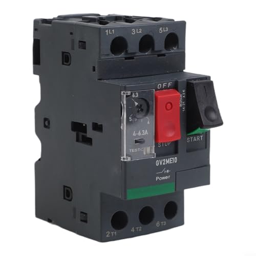 Floweringbeter Arrancador del motor de la serie GV2 para el cortocircuito de la sobrecarga y la sobrecarga termal para la protección Compatible con los motores monofásicos y trifásicos 0.37kW a 15kW