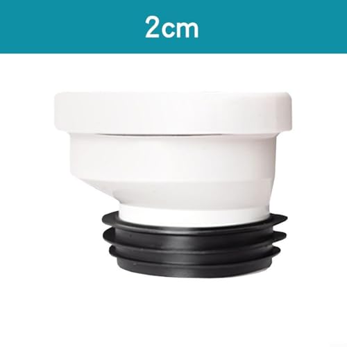 PVC WC-Anschlussdüse – Gerade Oder Exzentrisch Mit Versatz 0–10 Cm, Für Toiletten-Ablauf (Offset-Optionen)