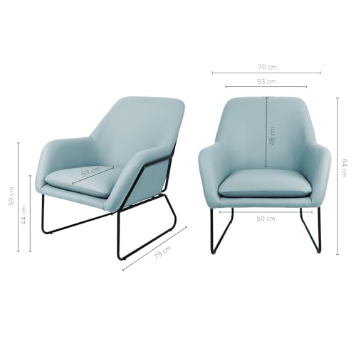 Catálogo para Comprar On-line Sillones con reposapiés - solo los mejores. 30 Sillones con reposapiés marca TOPLIVING (3)