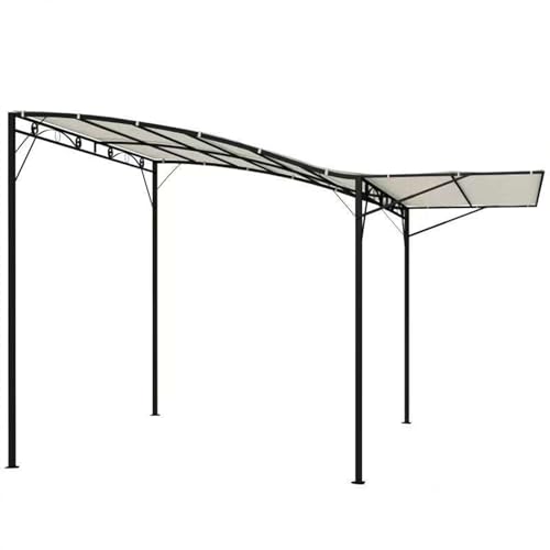 Aceinheu Outdoor Pergola Garden Gazebo with Freestanding and Wall-Mounted Dual