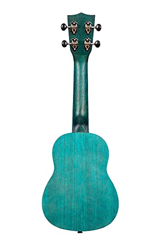 Kala KA-MRT-BLU-S – Ukulélé Soprano Blue Stained Meranti - Les Beatles, Paul McCartney, John Lennon, RIngo Starr, George Harrison Kala KA-MRT-BLU-S - Ukulélé Soprano Blue Stained Meranti – Image 3