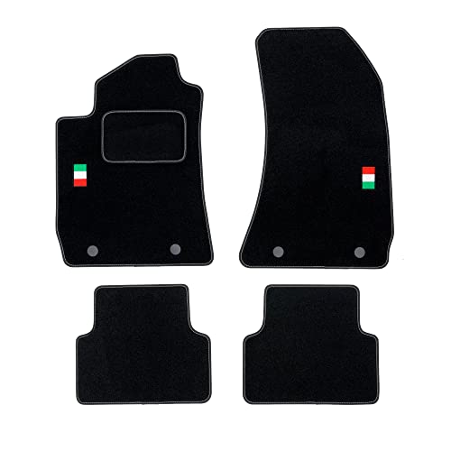 MOTOS Tapis de Sol en Velours personnalisés destiné à Alfa Romeo GT 2004-2010 - Personnalisé, Matt, Blanc - Gardez Votre Voiture Propre et Confortable avec...