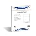 PrintWorks Professional 3 Part Perforated Paper 8.5” x 11” - Perfect for W-2, 1099, & Statement Use - Made in The USA - 500 Sheets - 20 lb - Printer Compatible - White (04120)
