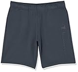 Champion Herren Authentic Pants Script Logo Bermuda Bermudas, Zinngrau, M