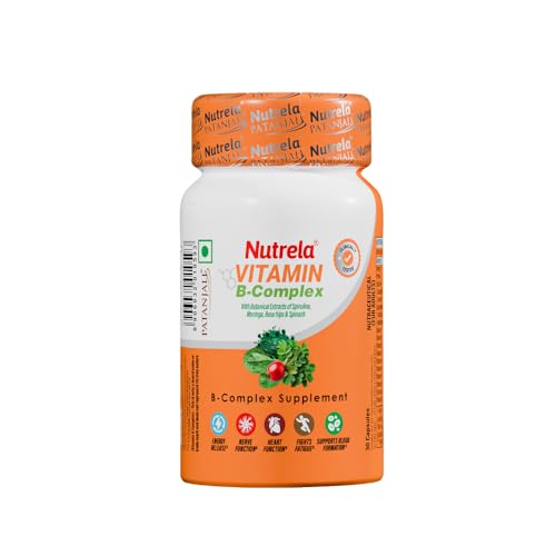 Image of Nutrela Daily Energy Biofermented B Complex for Men & Women - 30 Veg Capsules