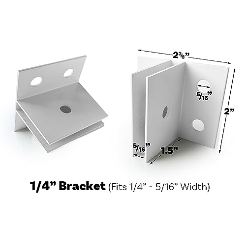 Canailles 1/4 Inch Mid-Panel 2-Pack Bracket Set thumb #1