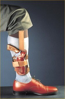 VEGA HOLSTER Fondina per revolver in cuoio marrone, ambidestra, 2 pollici