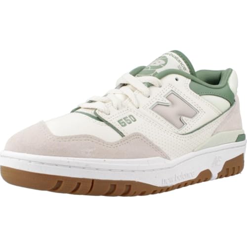 New Balance 550 WMNS Sneakers, Linen/Natural Mint/Mallard...