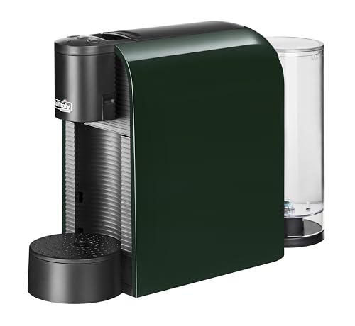 Caffitaly S36 Volta Cafetera de Cápsulas, compacta, rápida y silenciosa, encendido rápido, apagado automático, 3 Botones programables paras la dosificación. (Verde)
