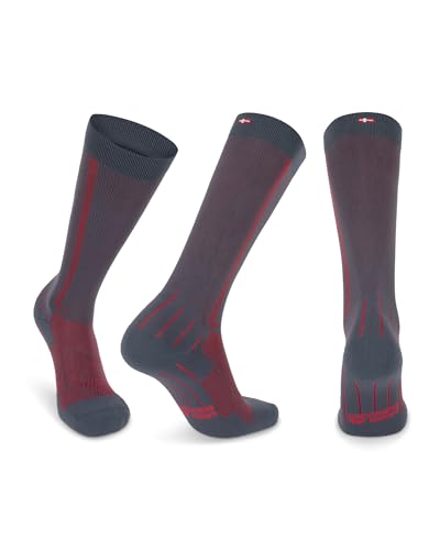 Image of DANISH ENDURANCE 1 & 2 Pack Compression Socks 21-26 mmHg, Graduated Running & Travel, for Men & Women, Circulation Support