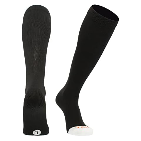 MadSportsStuff Pro Line Over the Calf Baseball Socks (Black, Medium) Cover