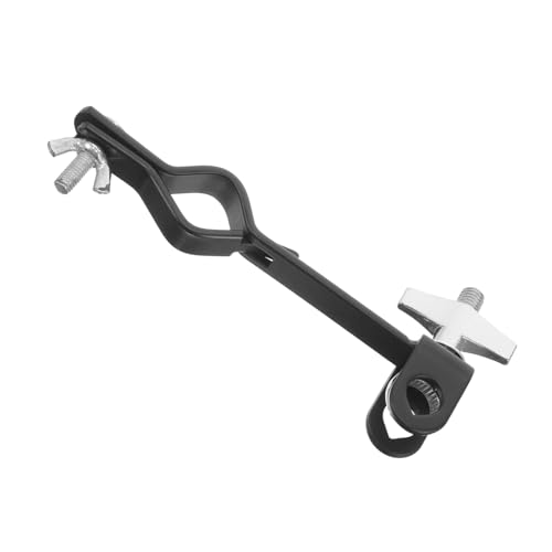 Soporte para montaje de Cowbell con clamp, accesorio versátil para batería para colocar cowbell de forma segura, diseño ergonómico para uso cómodo miniatura 1