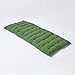 HOMESCAPES Matelas de Sol capitonné ou Coussin pour Banc de Jardin 2 Places, Banquette et Chaise Longue, en Coton 108 x 42 x 5 cm, Vert foncé