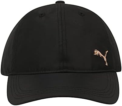 PUMA womens Evercat Opal Adjustable Baseball Cap, Black/Pink, One Size US