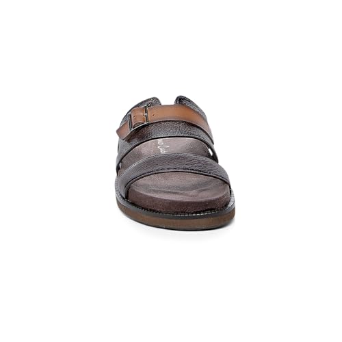 FRANCO CUADRA | Brown Deer Leather Sandal for Men with Modern and Comfortable Design 4M5VNTV3