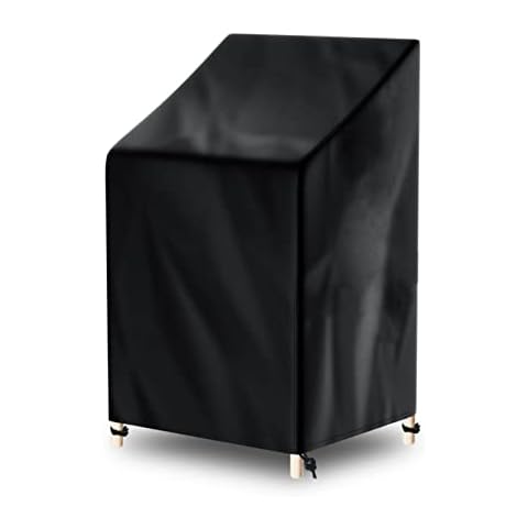 AWNIC Funda para Sillas Apilables 420D Poliéster Impermeable 65X75X120cm Cover