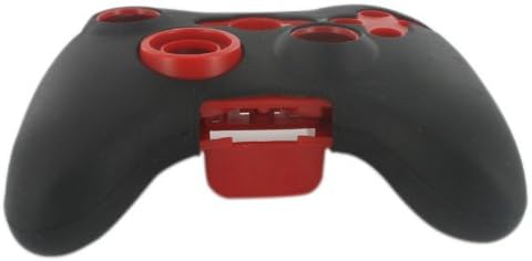 Silicone Soft Protective Skin Case Cover for Xbox 360 Controller, Black