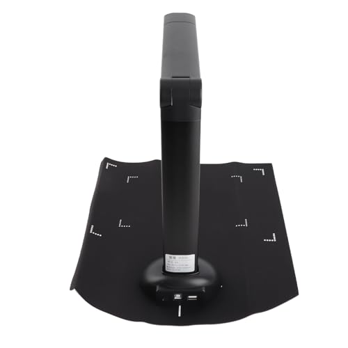 Mumusuki Escáner de Documentos Portátil Inteligente Libro USB, Cámara de 8MP, Tamaño A3, Aplanamiento Automático OCR, Ideal para Escanear Libros, Tarjetas de Identificación, Pasaportes (H4)