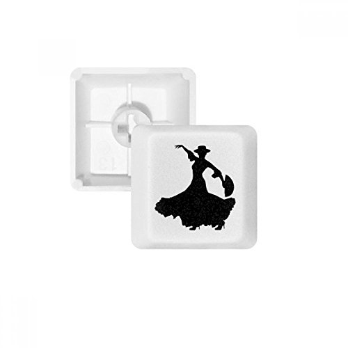 Keycaps PBT clavier mécanique blanc customisation touche R1 profil OEM non imprimé