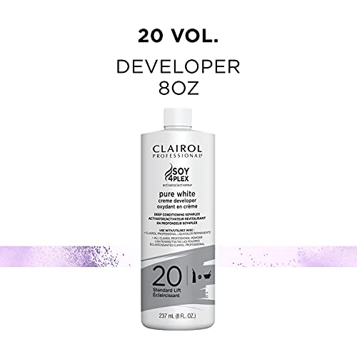 Clairol Professional Clairoxide Pure White 20 Volume Creme Developer, 8 Fl Oz (Pack of 2) - Thumbnail 3