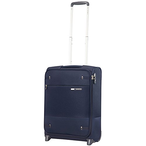 Samsonite Base Boost Upright S Bagaglio a Mano, 55 cm, 41 L, Serratura TSA, Blu (Navy Blue)