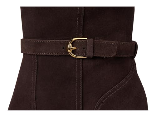 Cole Haan Cole Haan Womens Glendale Tall Boot, Dark Chocolate Suede, 9.5-B US