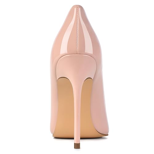 XINIUNIU High Heels for Women Pumps Dress Shoes Closed Toe Stiletto Pointed Toe Wedding Shoes 4 Inch4