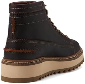 Clarks Men's Clarkhill Hi Oxford Boot, Dark Brown Leather, 9.5 | Image 4