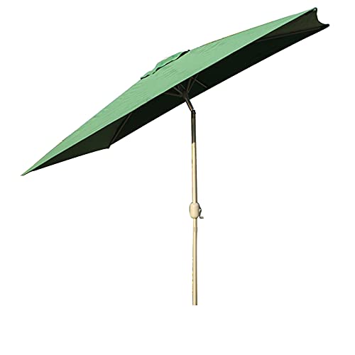 Parasol inclinable CLSDRZC avec manivelle pour l'ombrage du jardin