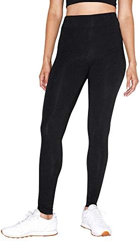 American Apparel Women’s Cotton Spandex Jersey High-Waist Leggings