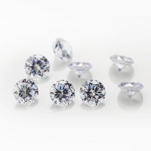 Zircone cubique blanc AAAAA anti-ternissement pour montures de petits bijoux
