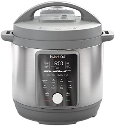 Instant Pot Duo Plus, 8-Quart Whisper Quiet 9-in-1 Electric Pressure Cooker, Slow Cooker, Rice Cooker, Steamer, Sauté, Yogurt Maker, Warmer & Sterilizer, App With Over 800 Recipes, Stainless Steel