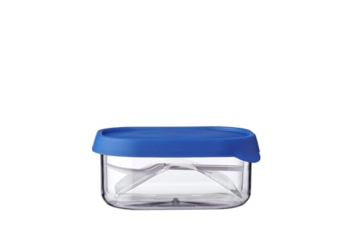 Mepal – Contenitore per la Frutta Take a Break – Contenitore per la Frutta Fresca – Scatola con Forchettina – Perfettamente Adatto al Porta Pranzo Take a Break - 250 ml – Vivid Blue