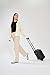 Cabin Max Anode Hartschalen Trolley 40x30x20 cm | 24L Handgepäck Koffer für Ryanair & Wizz Air Untersitz | Leichter Kabinentrolley Bordgepäck – (Schwarz, 40 x 30 x 20 cm)