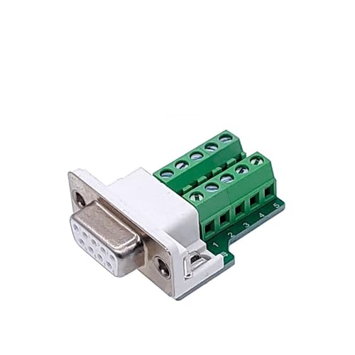 Terminal DB232 hembra con pines dorados RS485 que evita interferencias de señal COM