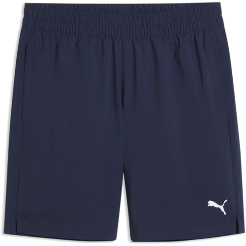 PUMA M TAD Foundations gewebte Kurze Hose mit Reißverschlusstaschen 17 8 cm