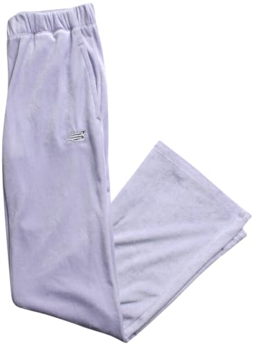 New Balance Girls Sweat Set - 2 Piece Velour Pullover Hooded Girls Sweatshirt and Matching Flare Jogger Sweatpants (7-12)4