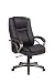 Produktbild HOMEXPERTS Chefsessel BUD XXL / Maximaler Komfort bis 150 kg / Kunstlederbezug in Schwarz / Drehbar / mit Rollen / Bürostuhl / Relaxchair / Drehstuhl / 71,5 x 114-124 x 70,5 cm (BxHxT)
