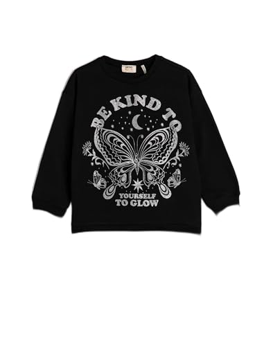 Sweatshirt imprimé papillon pour l'école et le sport