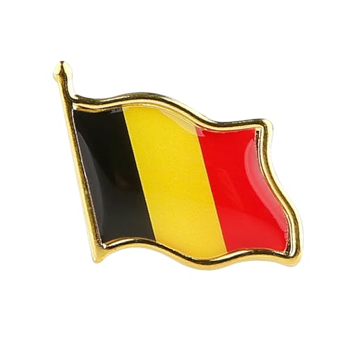 Image of Country Flag Brooch Metal Alloy Souvenir Pin Shirt Hat Backpack Jewelry Accessories Decoration Party Christmas Gift Badge International Travel Pin
