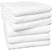 Produktbild ZOLLNER 6er Set Handtücher in 50x100 cm - besonders weiche und saugstarke Gästehandtücher in weiß - mit praktischem Aufhänger - waschbar bis 95°C - Baumwolle - Hotelqualität