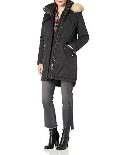 TUMI Women's Luxe Parka, Black, Small