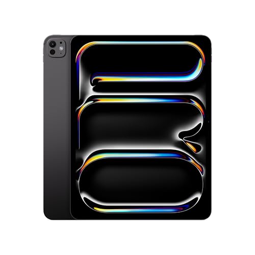 Apple iPad Pro (M5): 13 inç Ultra Retina XDR Ekran, 512 GB, 12 MP Ön/Arka Kamera, LiDAR Tarayıcısı, Wi-Fi, Face ID, Tüm Gün Süren Pil Ömrü, Standart cam — Uzay Siyahı