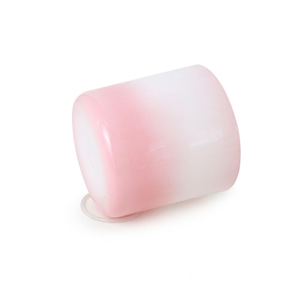 6 Zoll Alchemistische Kristallschale Rosa Weiß Klangschale für Chakra Geschenk für Yoga Meditation und Klangheilung mit Gratis Acryl Schlagzeug und O-Ringe (G Note)