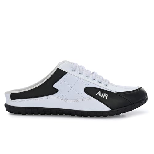 Shoe Island Airmaxxx Black Slip-On Sneakers White - Image 4