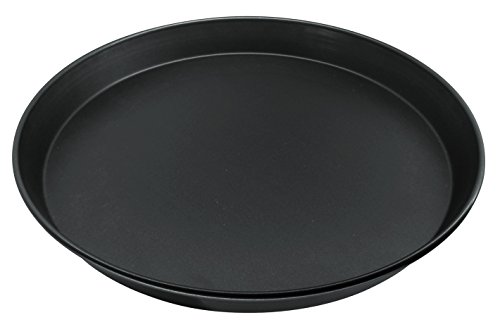 Zenker Backblech rund ø 30 cm PURE, Pizza- und Pieblech (Farbe: schwarz), Menge: 1 Stück